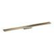 hansgrohe Duschrinne Drain 1000mm, FM-Set, z Wandmont., brush. bron-1