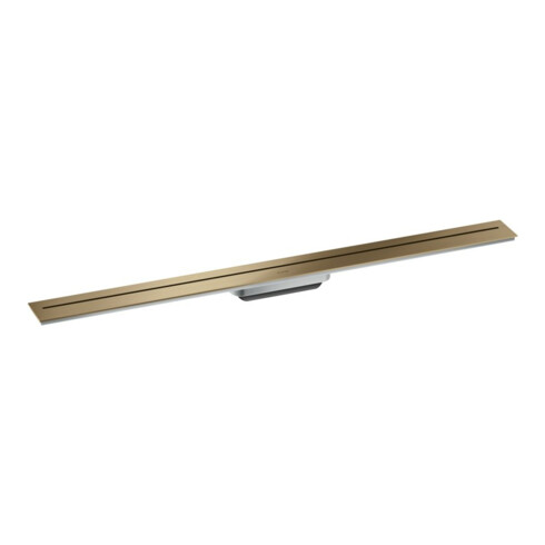 hansgrohe Duschrinne Drain 1000mm, FM-Set, z Wandmont., brush. bron
