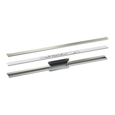 hansgrohe Duschrinne Drain 1000mm, FM-Set, z. Wandmont., ES optic