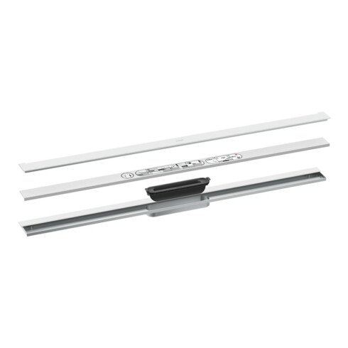 hansgrohe Duschrinne Drain 1000mm, FM-Set, z. Wandmontage, mattweiß