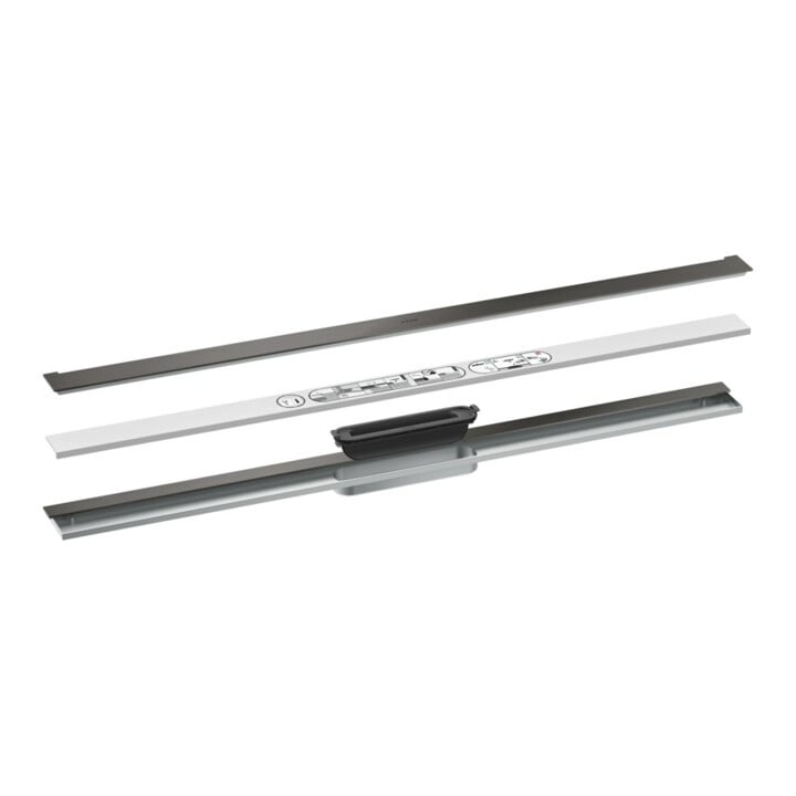 hansgrohe Duschrinne Drain 1000mm, FM-Set, z Wd., brush. bla vc