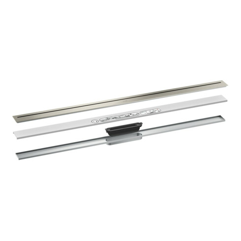 hansgrohe Duschrinne Drain 1200mm, FM-Set, frei im Raum, ES optic
