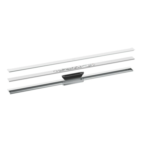 hansgrohe Duschrinne Drain 1200mm, FM-Set, z. Wandmontage, mattweiß