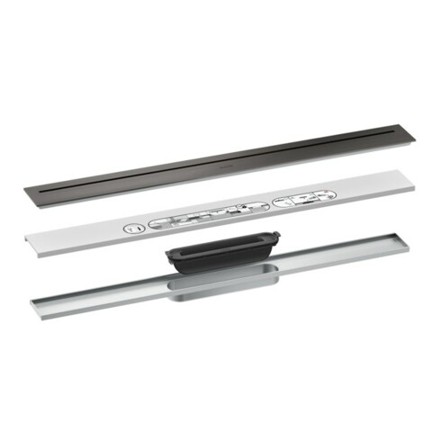 hansgrohe Duschrinne Drain 700mm, FM-Set, frei im Raum, b bla vc