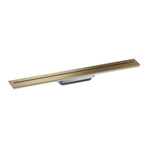 hansgrohe Duschrinne Drain 700mm, FM-Set, z. Wandmont., brush. bron