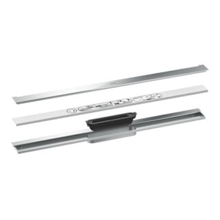 hansgrohe Duschrinne Drain 800mm, Fertigset, zur Wandmontage, chrom