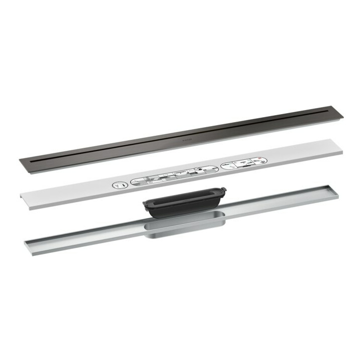 hansgrohe Duschrinne Drain 800mm, FM-Set, frei im Raum, b bla vc