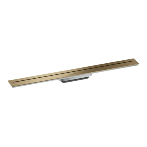 hansgrohe Duschrinne Drain 800mm, FM-Set, z. Wandmont., brush. bron