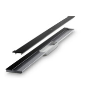 hansgrohe Duschrinne Drain 800mm, FM-Set, z. Wandmont., mattschwarz-2