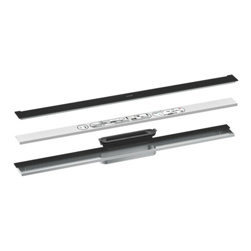 hansgrohe Duschrinne Drain 800mm, FM-Set, z. Wandmont., mattschwarz