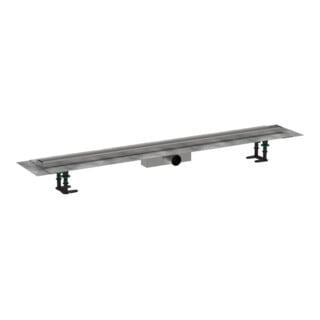 hansgrohe Duschrinne RainDrain Compact 1200mm, Set, befl, f Standardinst., chr