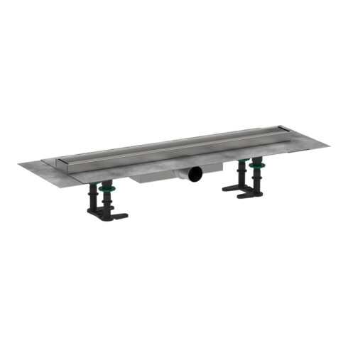 hansgrohe Duschrinne RainDrain Compact 600mm, Set, befl, f fl. Install., chr