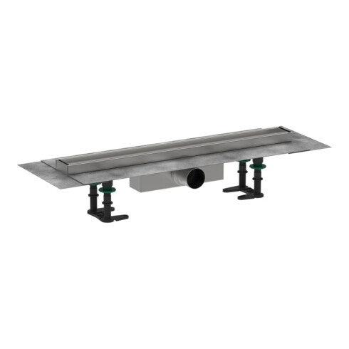 hansgrohe Duschrinne RainDrain Compact 600mm, Set, befl, f Standardinst., chr