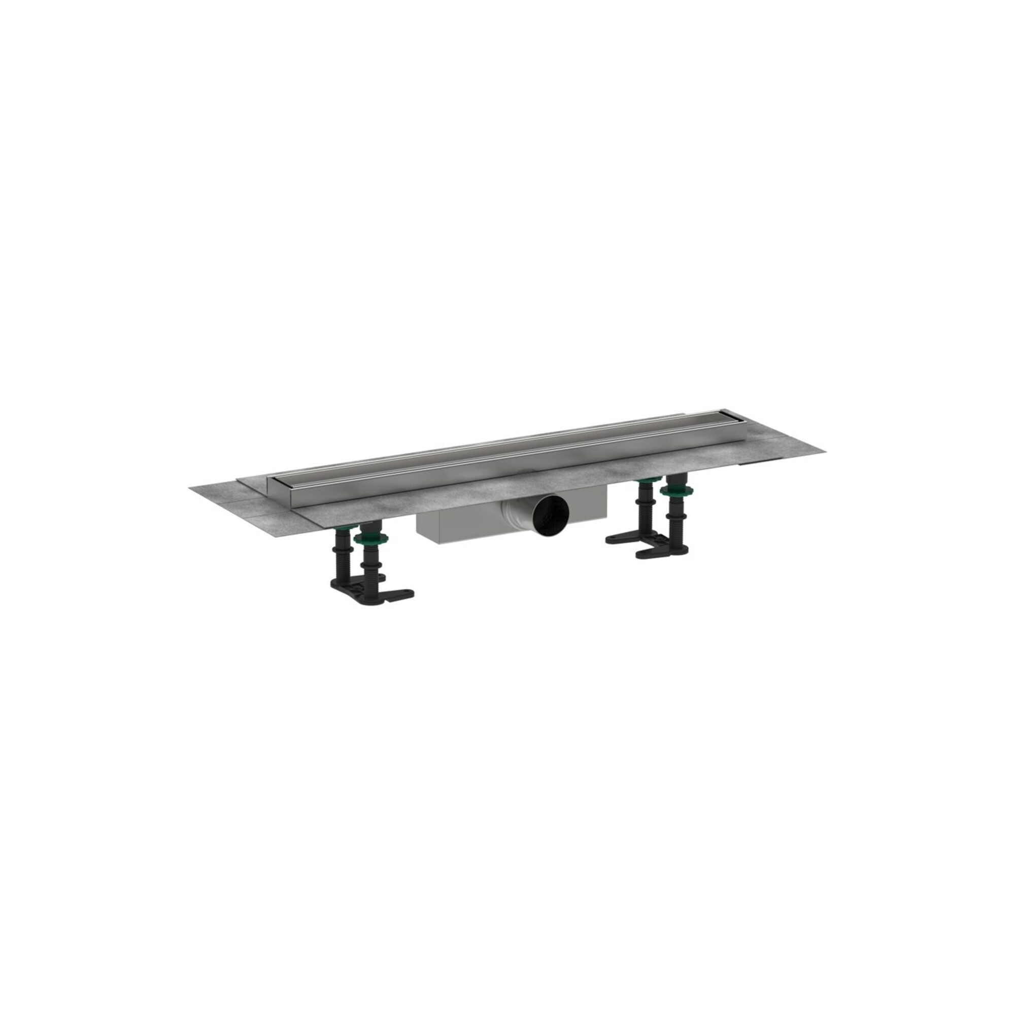 hansgrohe Duschrinne RainDrain Compact 600mm, Set, befl, f Standardinst., chr