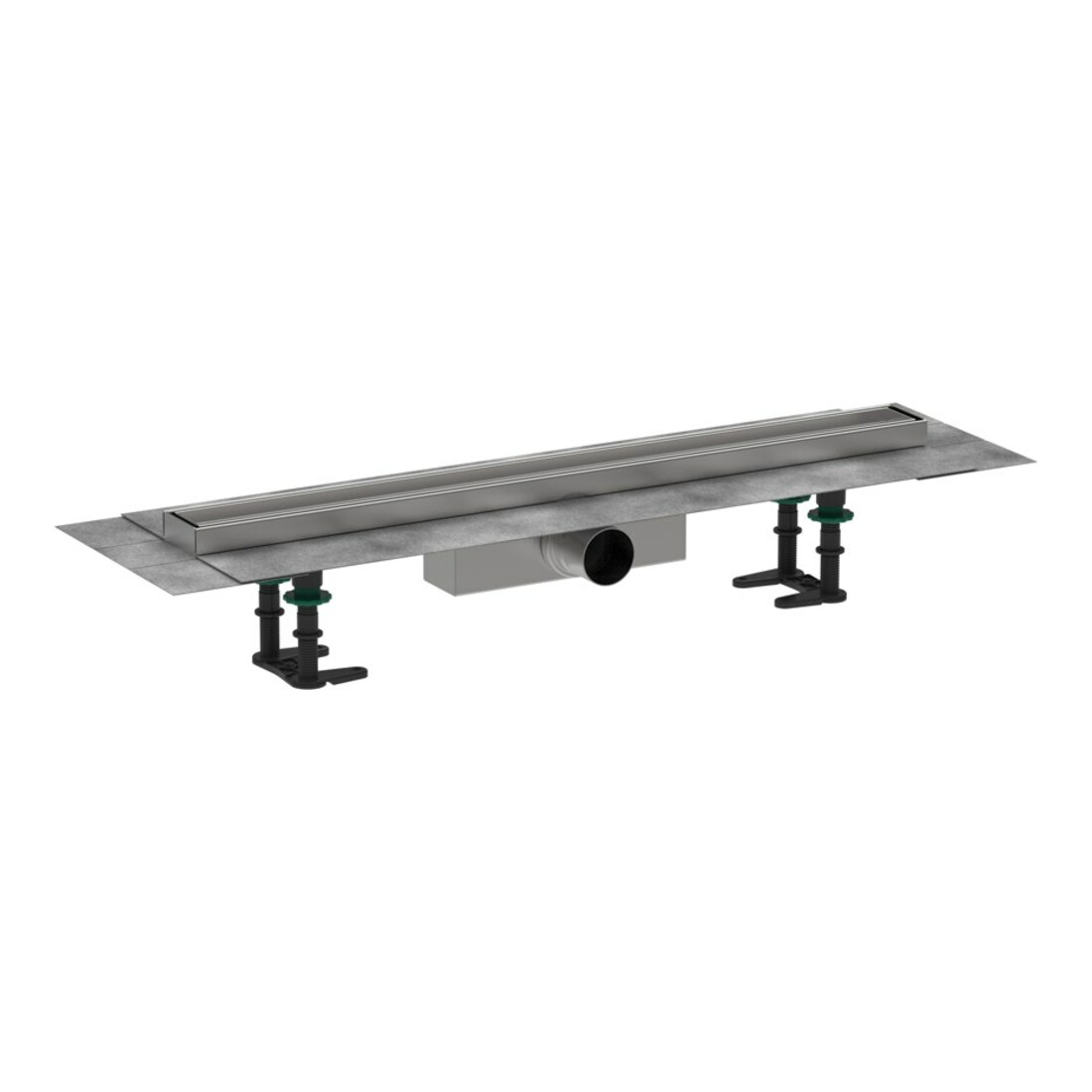 hansgrohe Duschrinne RainDrain Compact 700mm, Set, befl, f Standardinst., chr