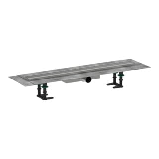 hansgrohe Duschrinne RainDrain Compact 700mm, Set, f fl. Install., ES gebürstet