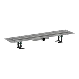 hansgrohe Duschrinne RainDrain Compact 800mm, Set, f fl. Install., ES gebürstet
