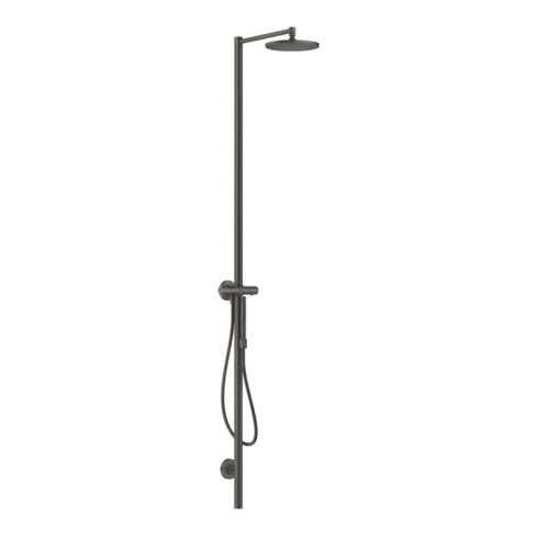hansgrohe Duschsäule Axor Starck m TH, Kopfbrause 240mm, 1j, brush. bla vc