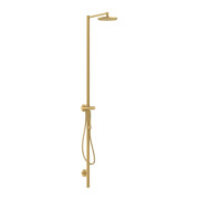 hansgrohe Duschsäule Axor Starck m TH, Kopfbrause 240mm, 1j, brush. gol opt
