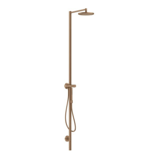 hansgrohe Duschsäule Axor Starck m TH, Kopfbrause 240mm, 1j, brush. r gol