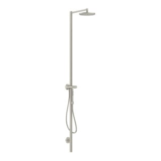 hansgrohe Duschsäule Axor Starck m TH, Kopfbrause 240mm, 1j, Edelstahl-Optik
