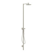 hansgrohe Duschsäule Axor Starck m TH, Kopfbrause 240mm, 1j, Edelstahl-Optik