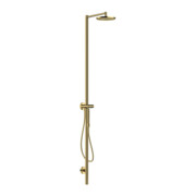 hansgrohe Duschsäule Axor Starck m TH, Kopfbrause 240mm, 1j, pol. gol opt