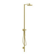 hansgrohe Duschsäule Axor Starck m Thermostat, Kopfbrause 240mm, 1j, brush. br