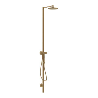 hansgrohe Duschsäule Axor Starck m Thermostat, Kopfbrause 240mm, 1j, brush. bron