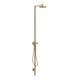 hansgrohe Duschsäule Axor Starck m Thermostat, Kopfbrause 240mm, 1j, brush. bron-1