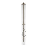 hansgrohe Duschsäule Axor Starck m Thermostat, Kopfbrause 240mm, 1j, brush. bron-4