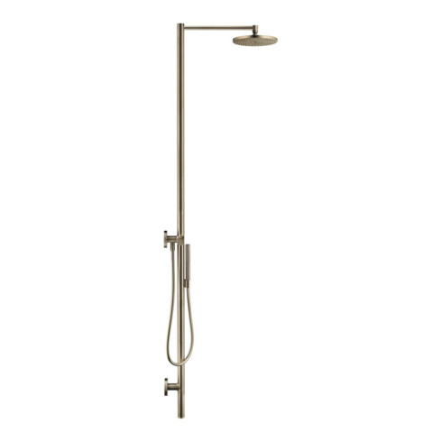 hansgrohe Duschsäule Axor Starck m Thermostat, Kopfbrause 240mm, 1j, brush. bron