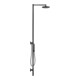 hansgrohe Duschsäule Axor Starck m Thermostat, Kopfbrause 240mm, 1j, mattschwarz-2