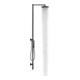 hansgrohe Duschsäule Axor Starck m Thermostat, Kopfbrause 240mm, 1j, mattschwarz