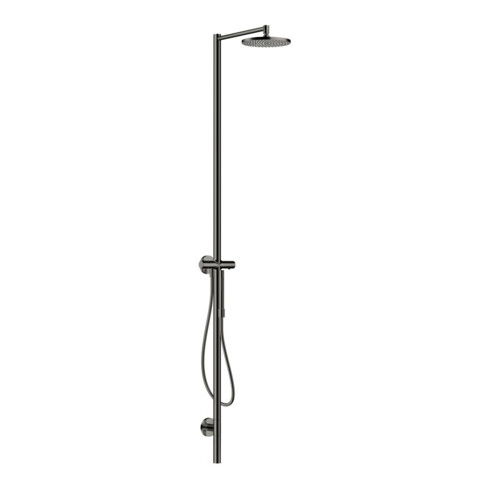hansgrohe Duschsäule Axor Starck m Thermostat, Kopfbrause 240mm, 1j, pol. bla vc