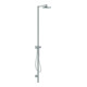 hansgrohe Duschsäule Axor Starck m Thermostat, Kopfbrause 240mm, 1jet, chrom-1