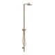 hansgrohe Duschsäule Axor Starck m Thermostat, pomme de douche 240 mm, 1 an, or poli rouge-1