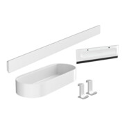 hansgrohe Duschset WallStoris Wandmontage, aus Kunststoff, mattweiß