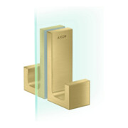 hansgrohe Duschtürg Axor Uni Rectangular brushed brass