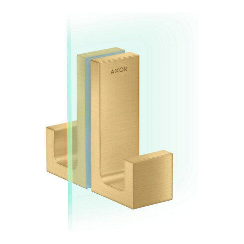 hansgrohe Duschtürg Axor Uni Rectangular brushed gold optic