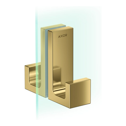 hansgrohe Duschtürg Axor Uni Rectangular polished gold optic