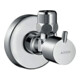 hansgrohe Eckventil S-Design Abgang 3/8, chrom-1