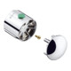 hansgrohe Ecostat Absperrgriff edelmatt-1