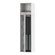 hansgrohe Einbau-Toilettenbürstenhalter XtraStoris m Papierh., befliesbarer Tür, mattweiß