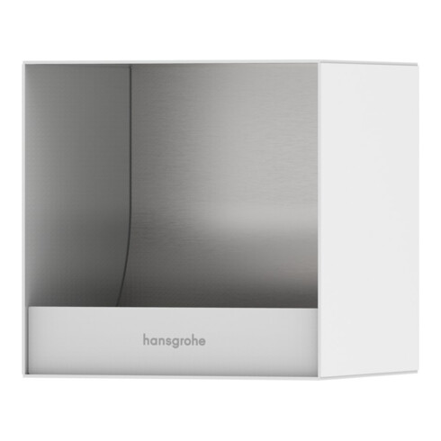 hansgrohe Einbau-Toilettenpapierhalter XtraStoris 150x150x140mm, mattweiß