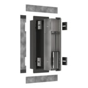 hansgrohe Einbau-WC-Bürstenh XtraStoris m Abl., befl. Tür, Edelstahl gebürstet-4