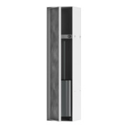 hansgrohe Einbau-WC-Bürstenh XtraStoris mit Ablage, befliesbarer Tür, mattweiß