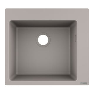 hansgrohe Einbauspüle 450 S510-F450 540x490mm, 1 Beck., HL vordef., betongr