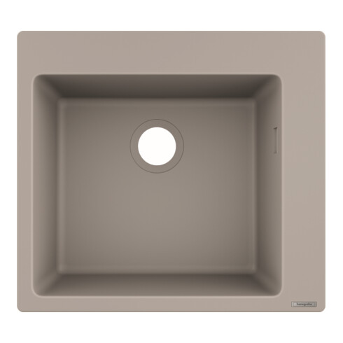 hansgrohe Einbauspüle 450 S510-F450 540x490mm, 1 Beck., HL vordef., betongr