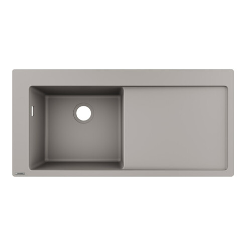 hansgrohe Einbauspüle 450 S5110-F450 1030x490mm, 1 Beck. li, Tropffl R, bg